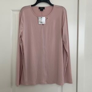 Blush pink top with studded details